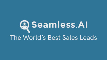 Seamless AI Real Time Sales B2B Lead Data - Custom Platform (Freemium) Business AI